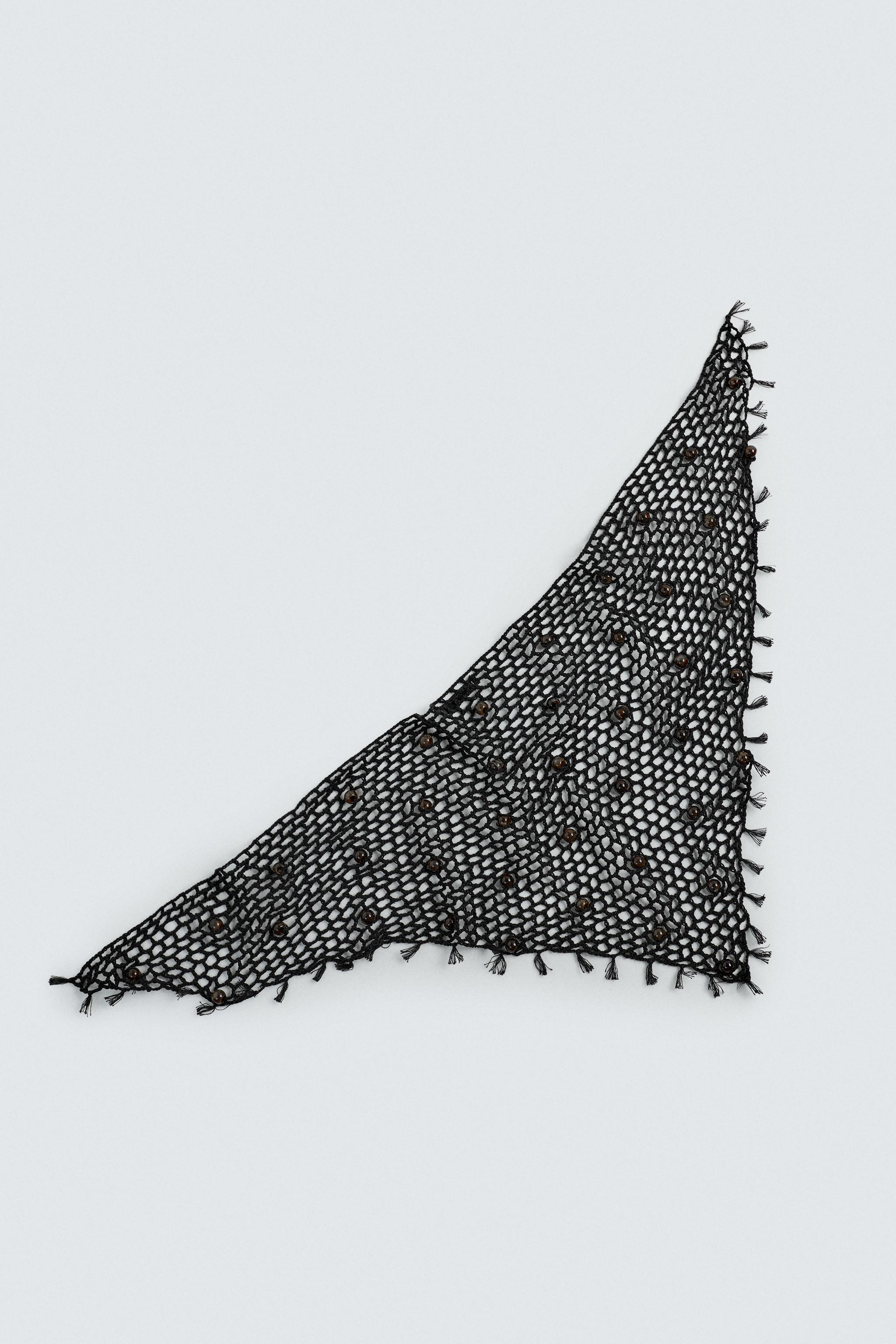 BEADED CROCHET BANDANA